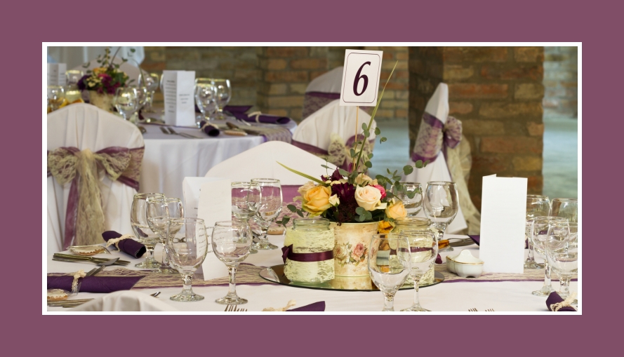 Tischdeko Geburtstag Hochzeit in Lila im Provence Stil